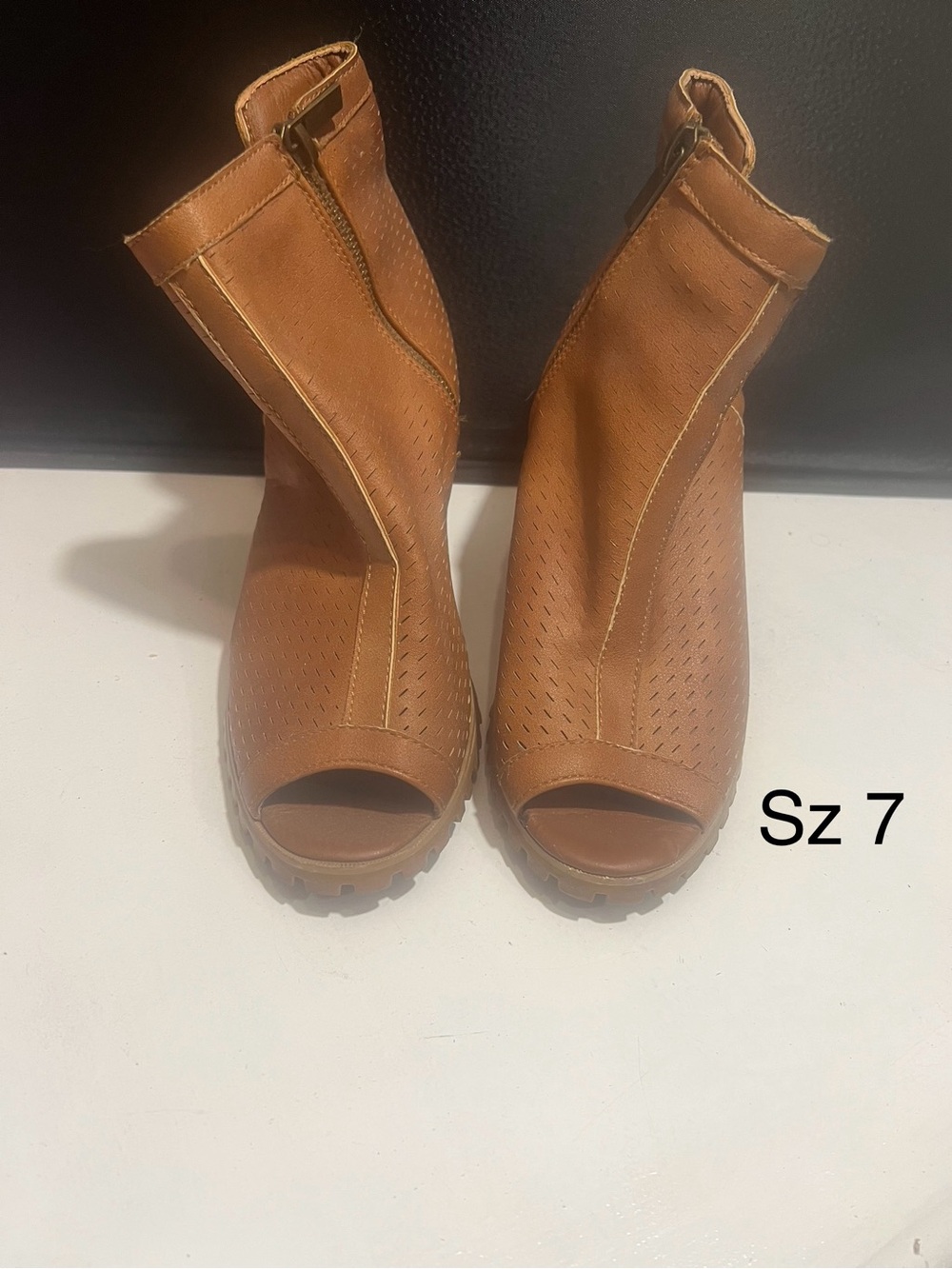 Seven7 Ashbury Cognac Bootie